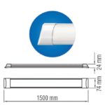 Світлодіодний світильник TETRA/SQ-72 72W 4200K - Зображення 2