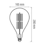 Світлодіодна лампа Filament TOLEDO 8W Е27 Янтар - Зображення 2