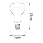 Світлодіодна лампа REFLED-4 4W E14 4200К R39 - Зображення 2