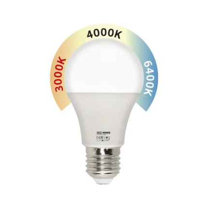 Cвітлодіодна лампа COMBO 3000K-4000К-6400K - LED лампа з регульованою температурою світла. Ідеально для дому, офісу та торгових залів.