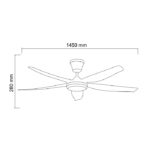 Світлодіодна люстра AEROSTAR-56 3CCT 45W - Зображення 2